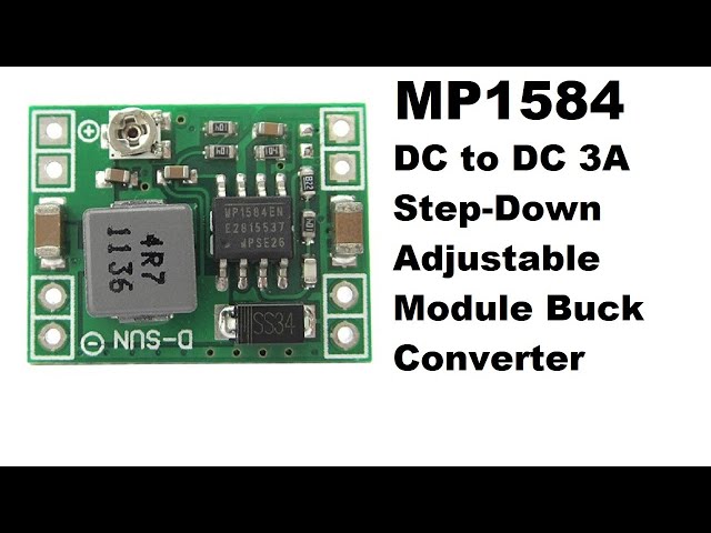 MP1584EN Spannungsregler 3A 14-28Vin 12V fix Vout Step Down Buck… – IoT  powered by