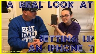 How to set up the NEW iPHONE 7 - Unboxing and then a real look at what's involved