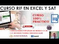 CURSO COMPLETO DE RIF 2021 EN EXCEL Y SAT (PAPELES DE TRABAJO Y CALCULADORAS EN EXCEL ACTUALES 2021