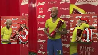 neymar jr man of the match trophy won in world cup for Brazil ❤️ screenshot 5