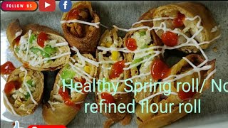 Healthy Spring roll/ snacks recipe/ tiffin box recipe