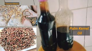 Homemade Palm Kernel Oil | This is How To Make Palm Kernel Oil | Village Kitchen | Elo Aki / Ude Aki