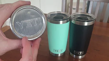Compairing a Real Vs Fake Yeti Tumbler. How to spot the difference.