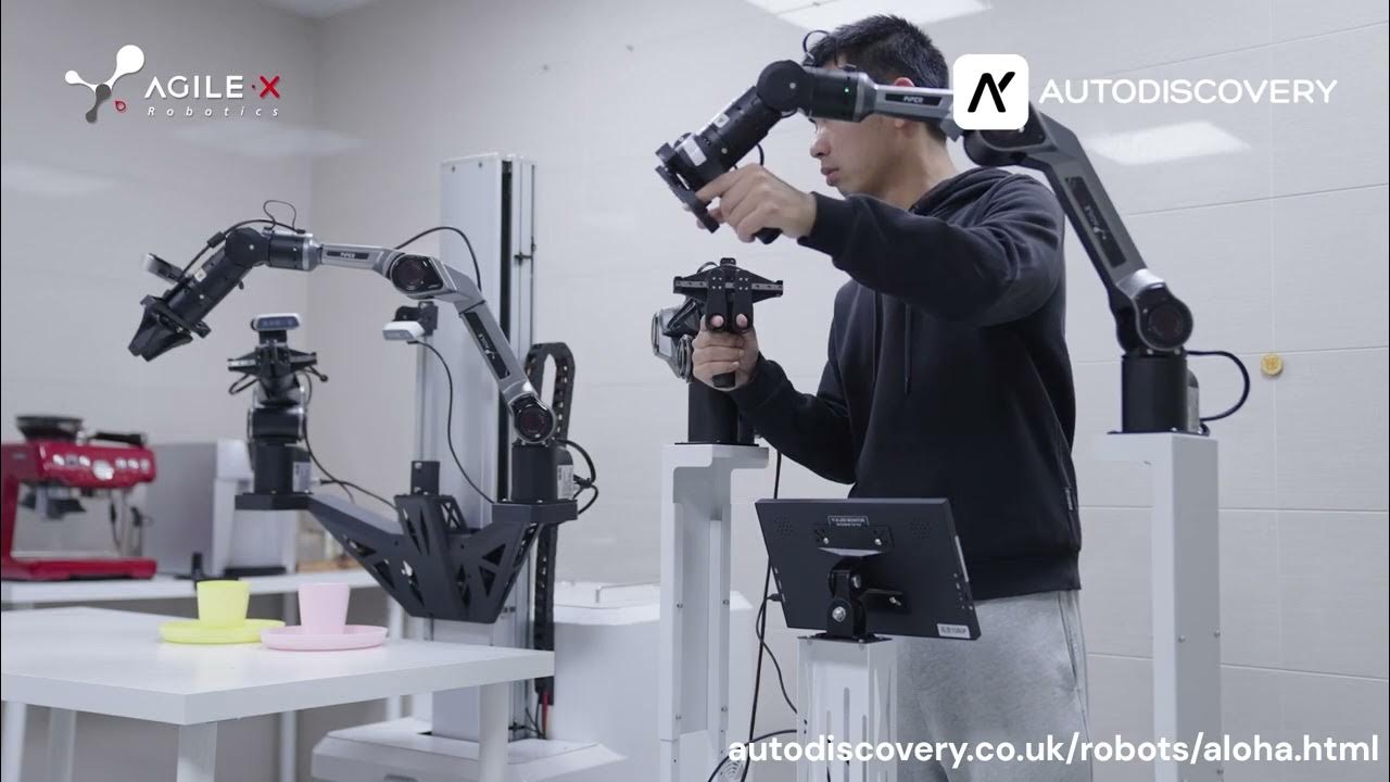 A dual arm remote control AI data collection robot - YouTube
