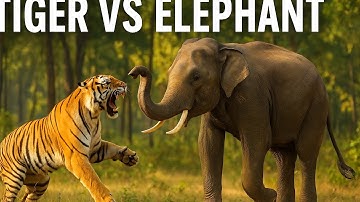Tiger vs Elephant - Who Will Win This Epic Jungle Battle?