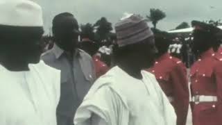 President Siaka Stevens Welcomes Heads Of State At The Oau Summit In 1980.