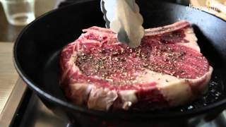 The perfect steak for a romantic dinner, simple but sophisticated.
find this recipe at http://allrecipes.com.au/, fabulous online
collection of recipes fro...