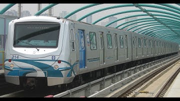 OPENBVE METRÔ Linha 1 AZUL Noite Tucuruvi a Jabaquara  Alstom Metropolis A96 Frota G