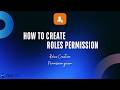 Quick Guide to Creating User Roles and Permissions in Tejo ERP | Roles and Permission