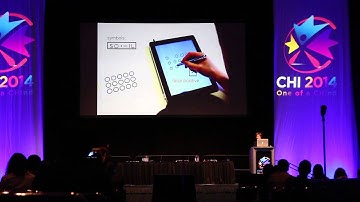 Palm Rejection Talk at CHI 2014