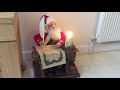 Holiday creations animated santa writing scene