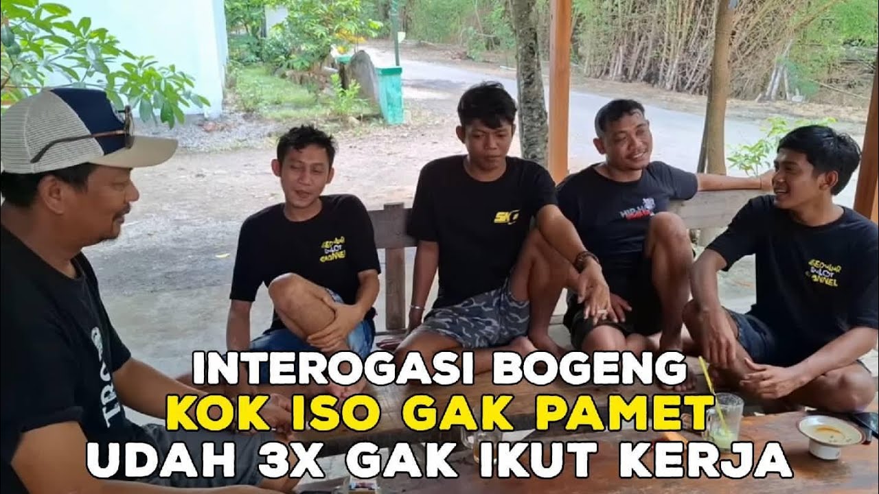 DAPAT INFO \\ BOGENG GK MELU  KERJO PENG 3,,JAJAL TAKON2 WAE ,kok iso durung pamet.