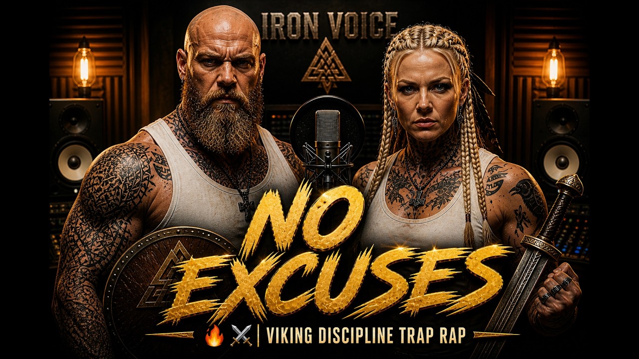 NO EXCUSES🔥⚔️ | Dark Viking Trap Rap — Discipline Over Motivation # ...