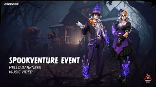 Hello Darkness Lyric Video| Spookventure event | Free Fire 