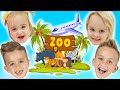 Vlad e Niki - Viagens em família ao zoológico e parque de diversões para crianças