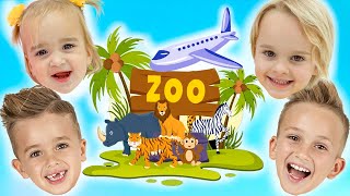 Vlad e Niki - Viagens em família ao zoológico e parque de diversões para crianças