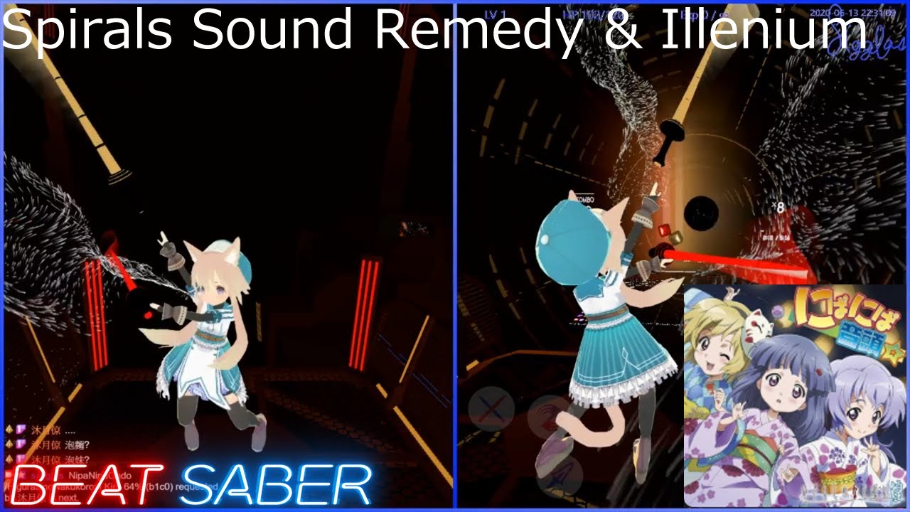Beat Saber Nipanipaondo にぱにぱ音頭 ひぐらしのなく頃に煌 Youtube