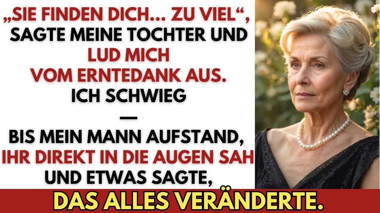 Meine Tochter lud mich vom Thanksgiving Essen aus, weil ich ihre Schwiegereltern „blamiert“ hätt