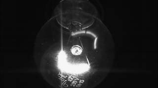 Incandescent light bulb turning on at 1000 fps - High-Speed Entertainment