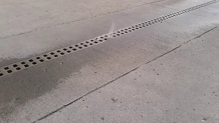 ACO Drain Monoblock RD – exemplu de curățare cu instalație de presiune