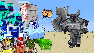 Ferrous Wroughtnaut Vs Twilight Forest Monsters in Minecraft