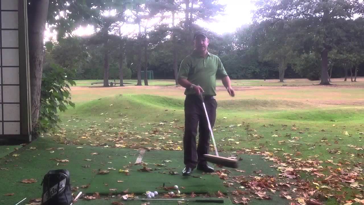 How to compress the ball Impact broom drill YouTube