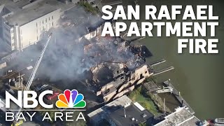 2 missing after fire in San Rafael injures 8, displaces more than 50