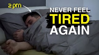 How To Stop Being TIRED All The Time!