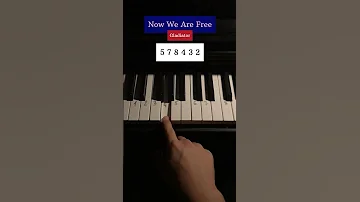 Gladiator Now We Are Free Piano Pianotutorial Pianolessons Pianocover 