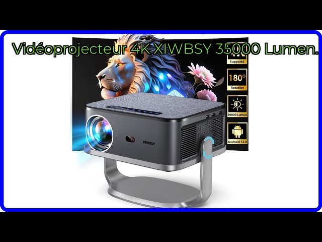 1500 ANSI/Google TV/Auto Focus] XIWBSY Videoprojecteur 4K
