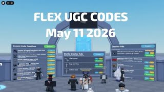 Flex UGC Codes in May 11 2026 (*WORKED*) #Roblox #edit #codes #UGC#2026 #fypシ゚viral 