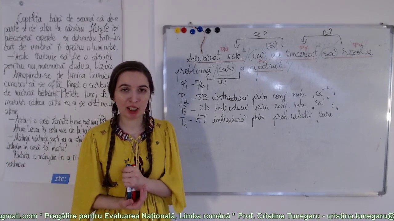 Verbul - pregătire pentru Evaluarea națională