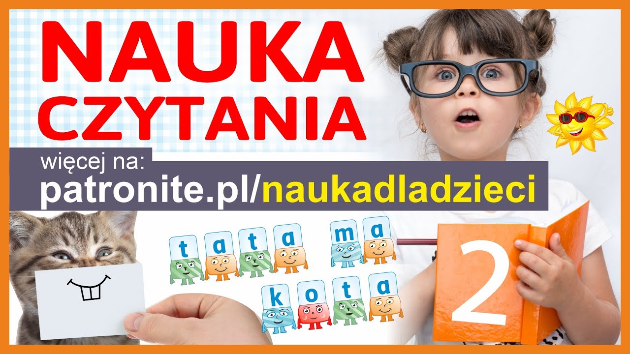 Nauka Czytania - Składanie Literek Pierwszych Słów i Alfabet dla Dzieci po Polsku cz.4