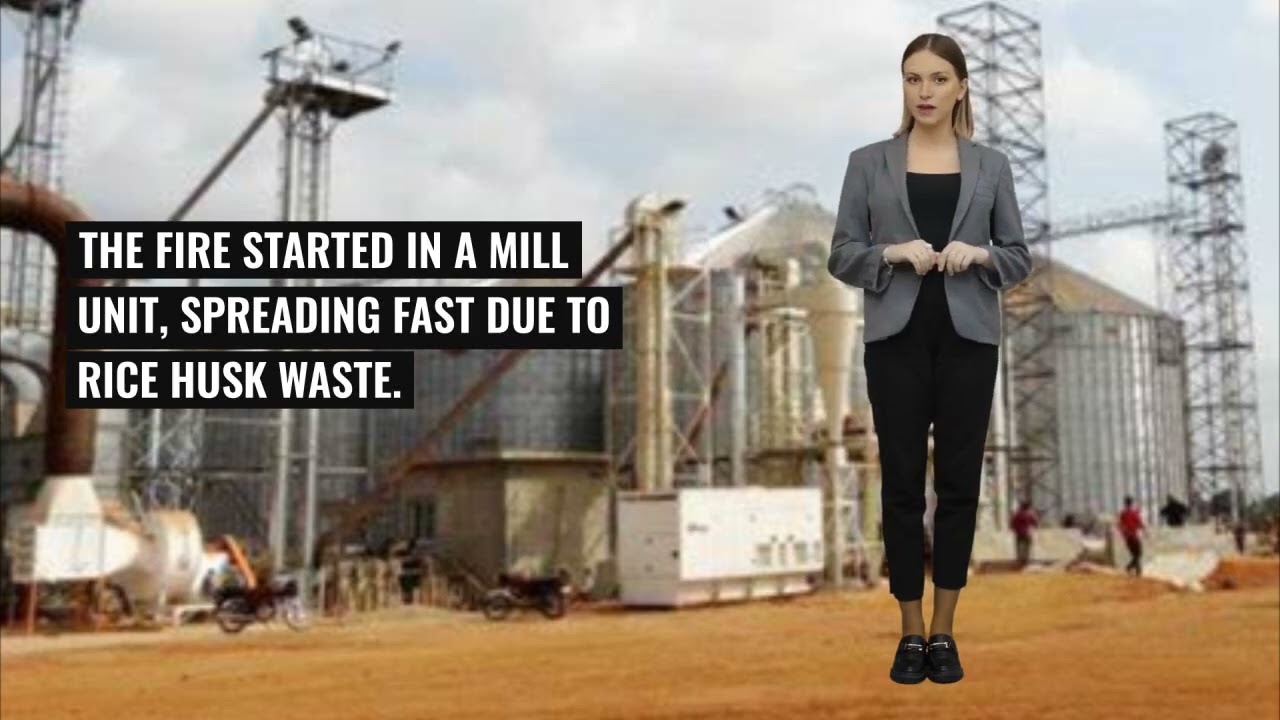 Major Fire at Nagpur Rice Mill Causes ₹1 Crore Loss, No Injuries Reported