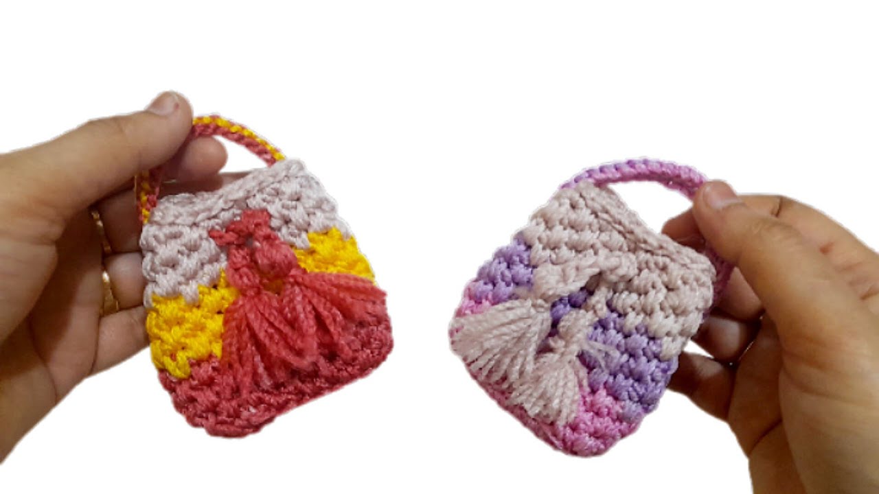 محفظة /حقيبة كروشية مصغرة