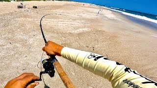 Beach Bite Steady! (Pompano Fishing)