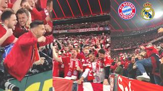 Bayern Munich Fans Explode at Allianz Stadium After Eliminating Real Madrid in the UCL QuarterFinals