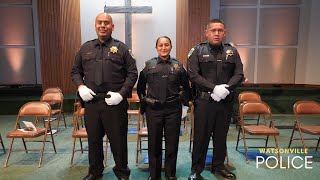 Watsonville swears in three new police officers
