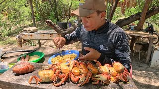 Capturando, Preparando E Comendo Caranguejos Catch And Cook