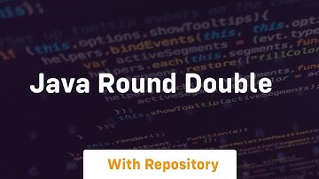 java round double