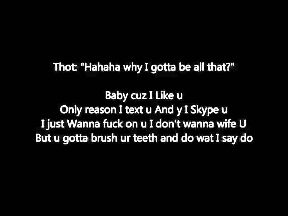 Chief Keef Love No Thotties Lyrics On Screen HD Quality - YouTube