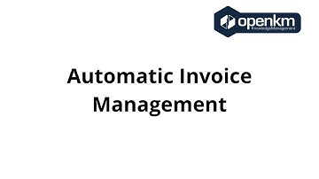 OpenKM - Automatic Invoice Management