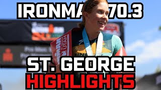 2024 IRONMAN 70.3 St. George | Women's Full Highlights with Commentary and Analysis