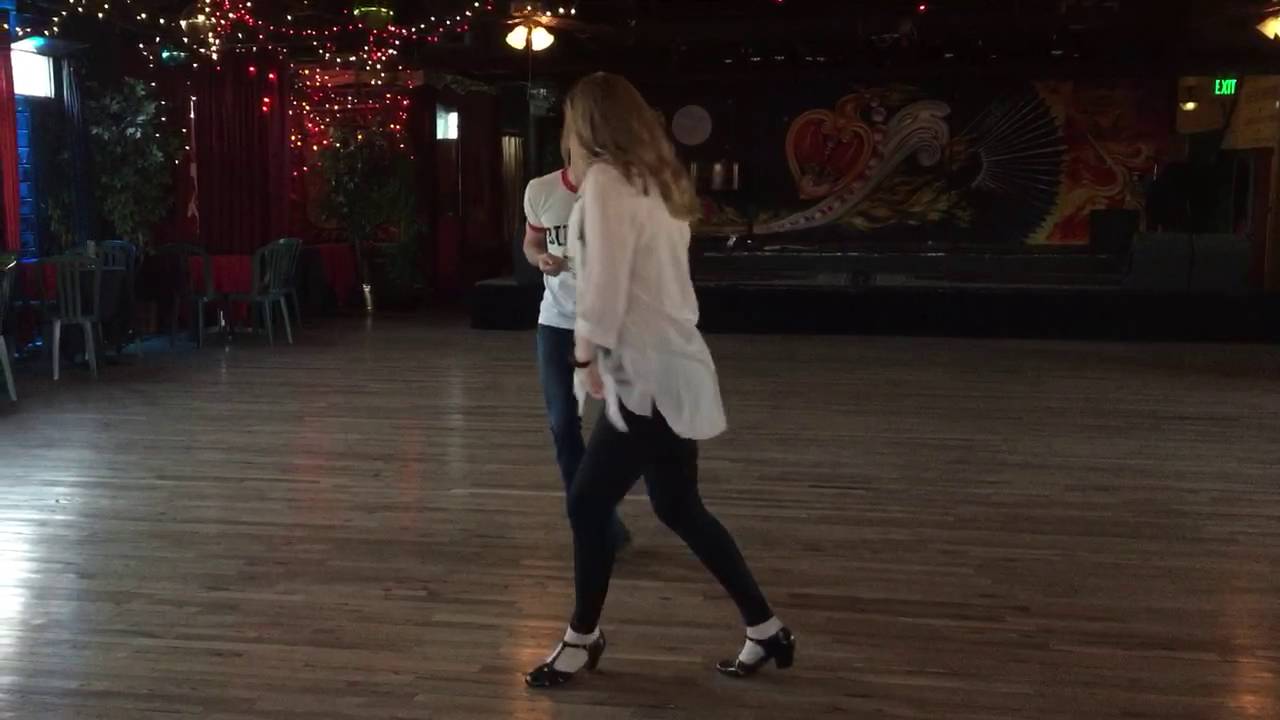 How to Swing Dance Lindy Hop Swivels Outside Turn YouTube