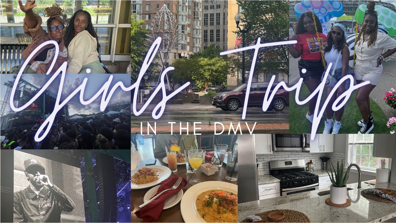 GIRLS TRIP IN THE DMV| new restaurants & lounges + broccoli city festival ft. BRENT FAIYAZ +MORE