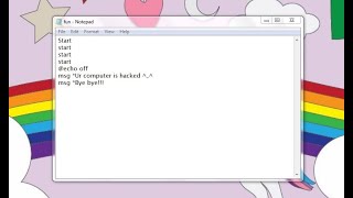 HOW TO FUN WITH FRIENDS USING BAT FILE