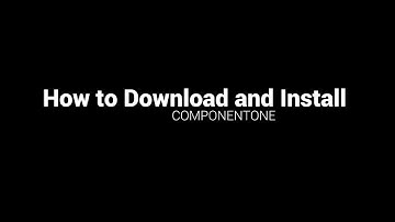 How to Download & Install ComponentOne Using C1ControlPanel