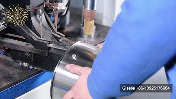 Auto feeding riveting machine for stainless steel cookware pot and pan