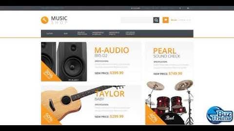Download Music Shop Magento Theme by  Ares TM Magento Themes