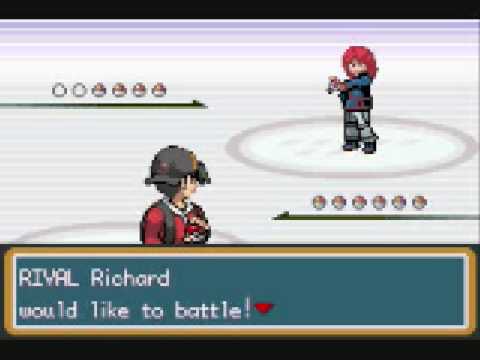 Pokemon Shiny Gold - Third Battle Versus Rival Richard